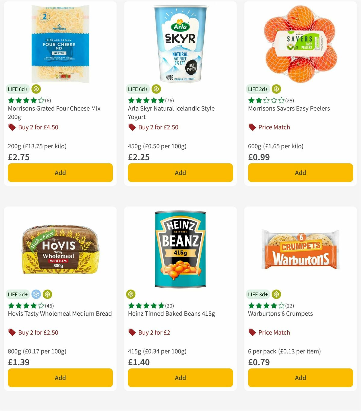 Morrisons Offers from 4 November