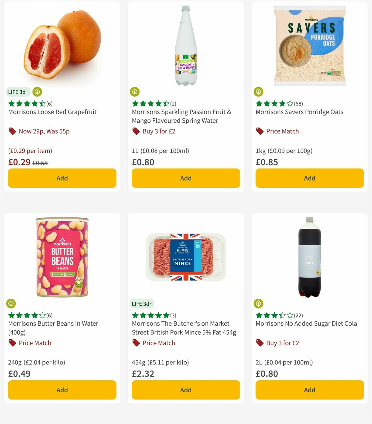 Morrisons Offers from 4 November