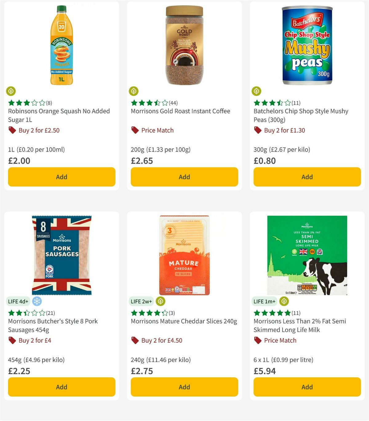 Morrisons Offers from 4 November