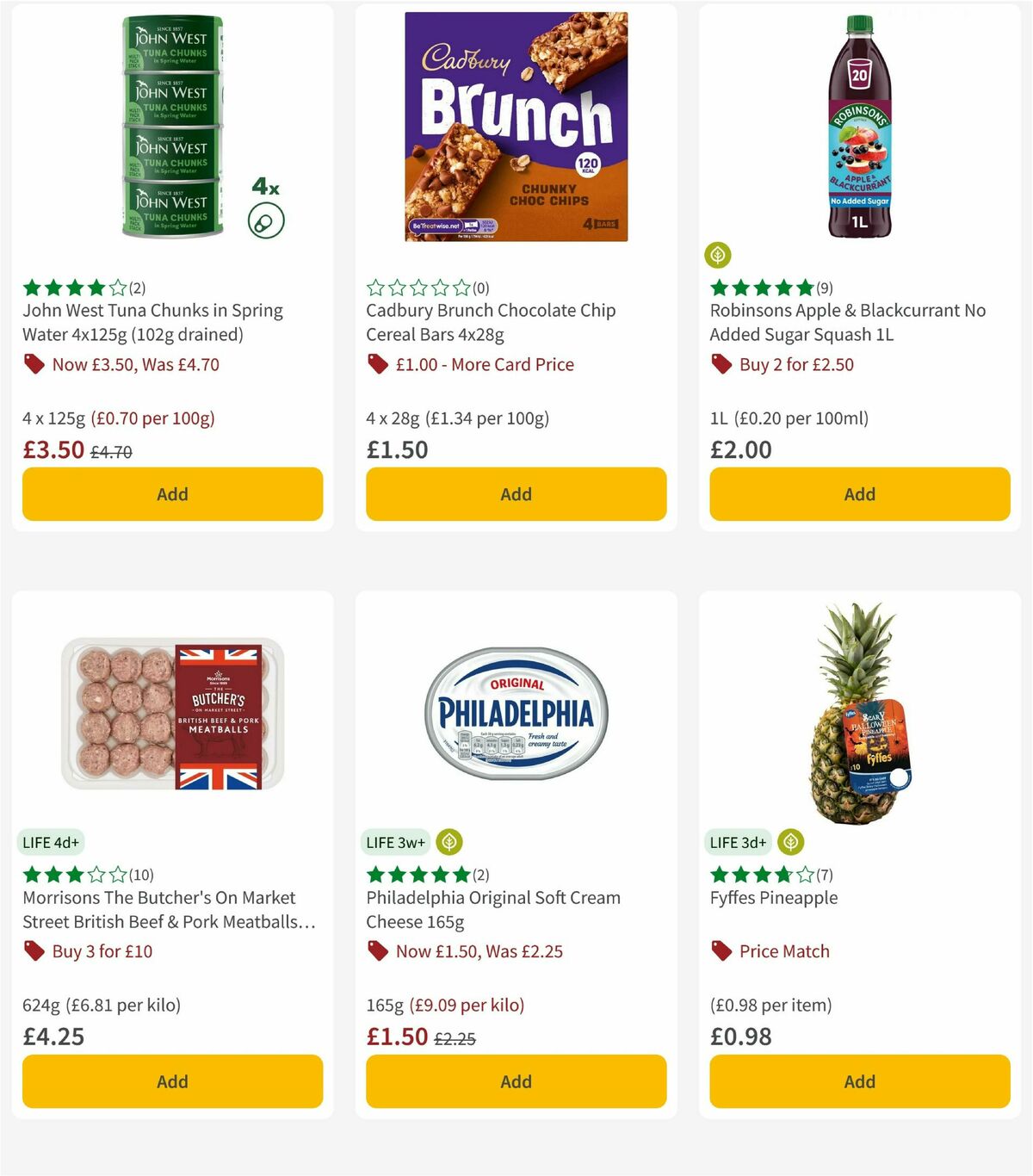 Morrisons Offers from 4 November