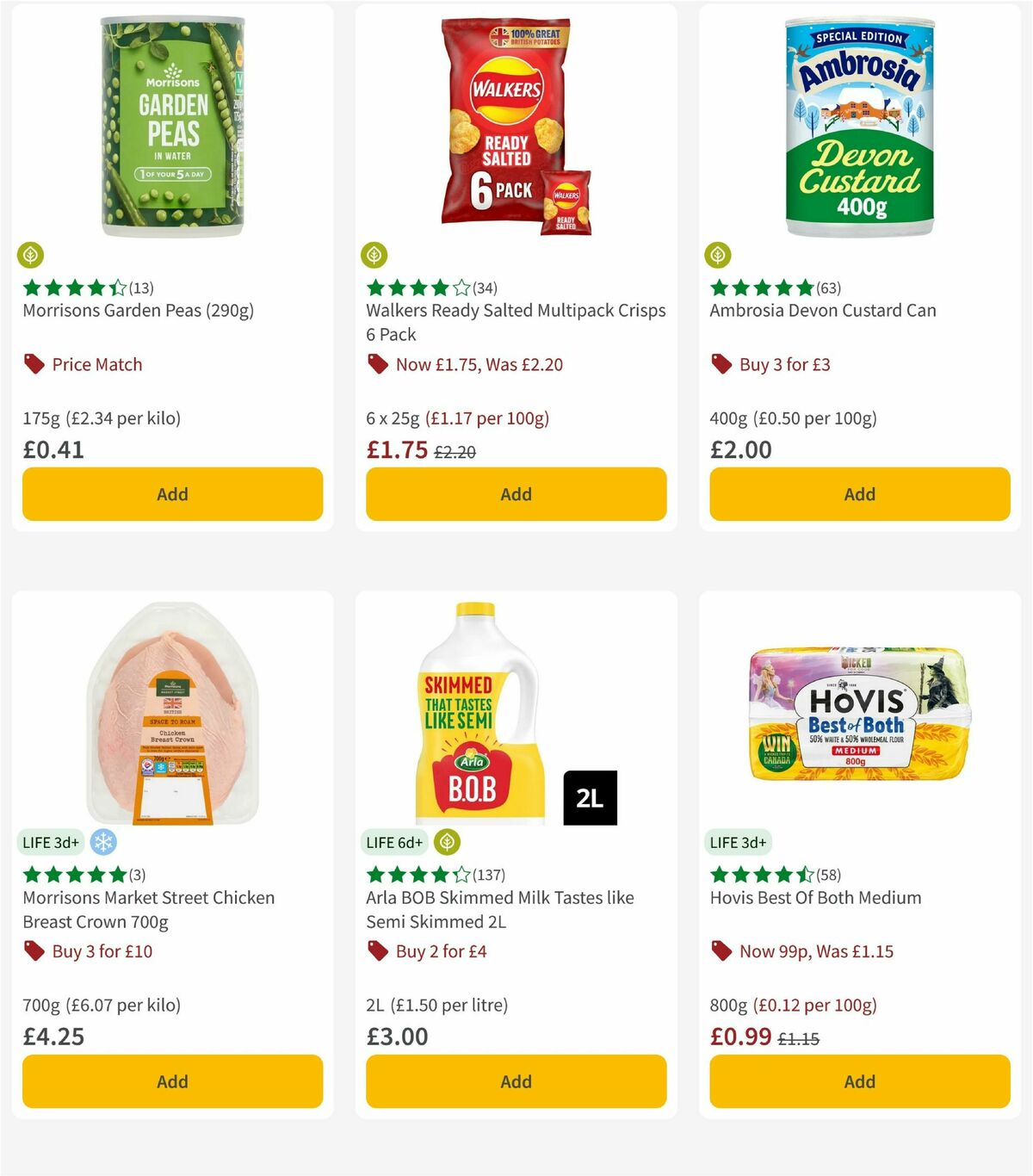 Morrisons Offers from 17 November