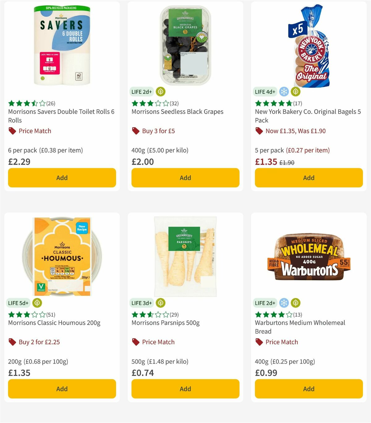 Morrisons Offers from 17 November
