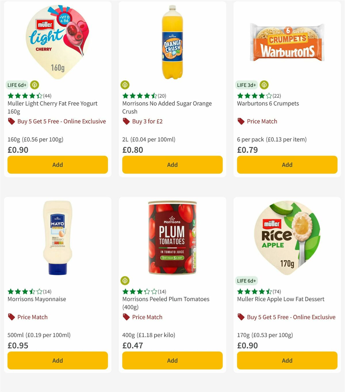 Morrisons Offers from 17 November