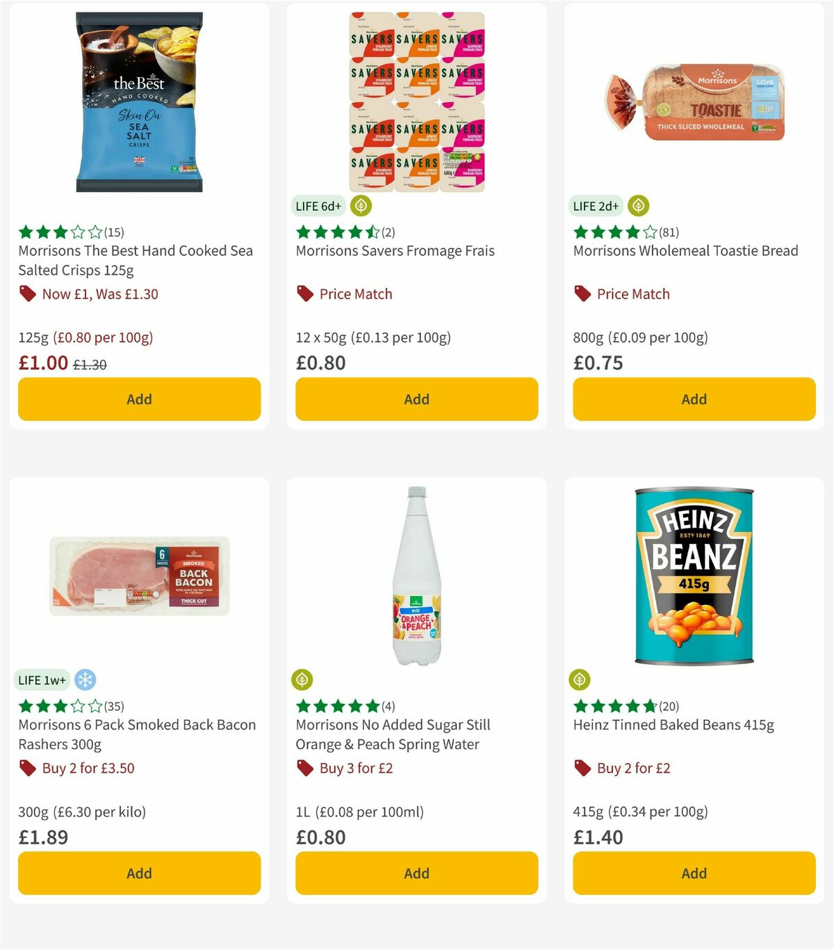 Morrisons Offers from 17 November