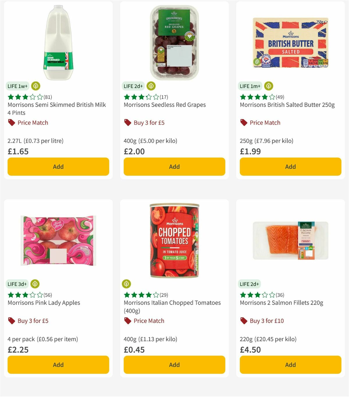 Morrisons Offers from 17 November