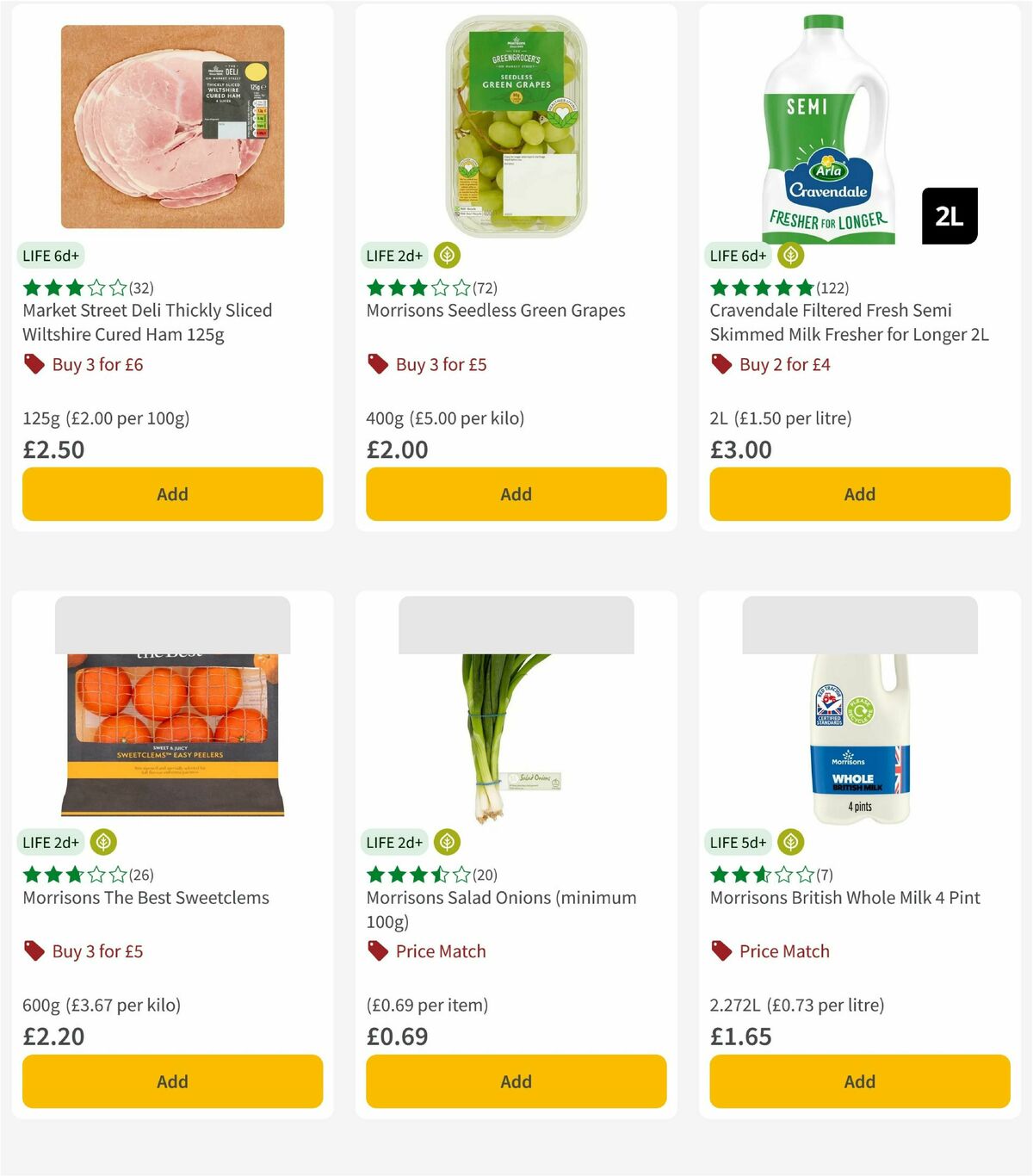 Morrisons Offers from 17 November