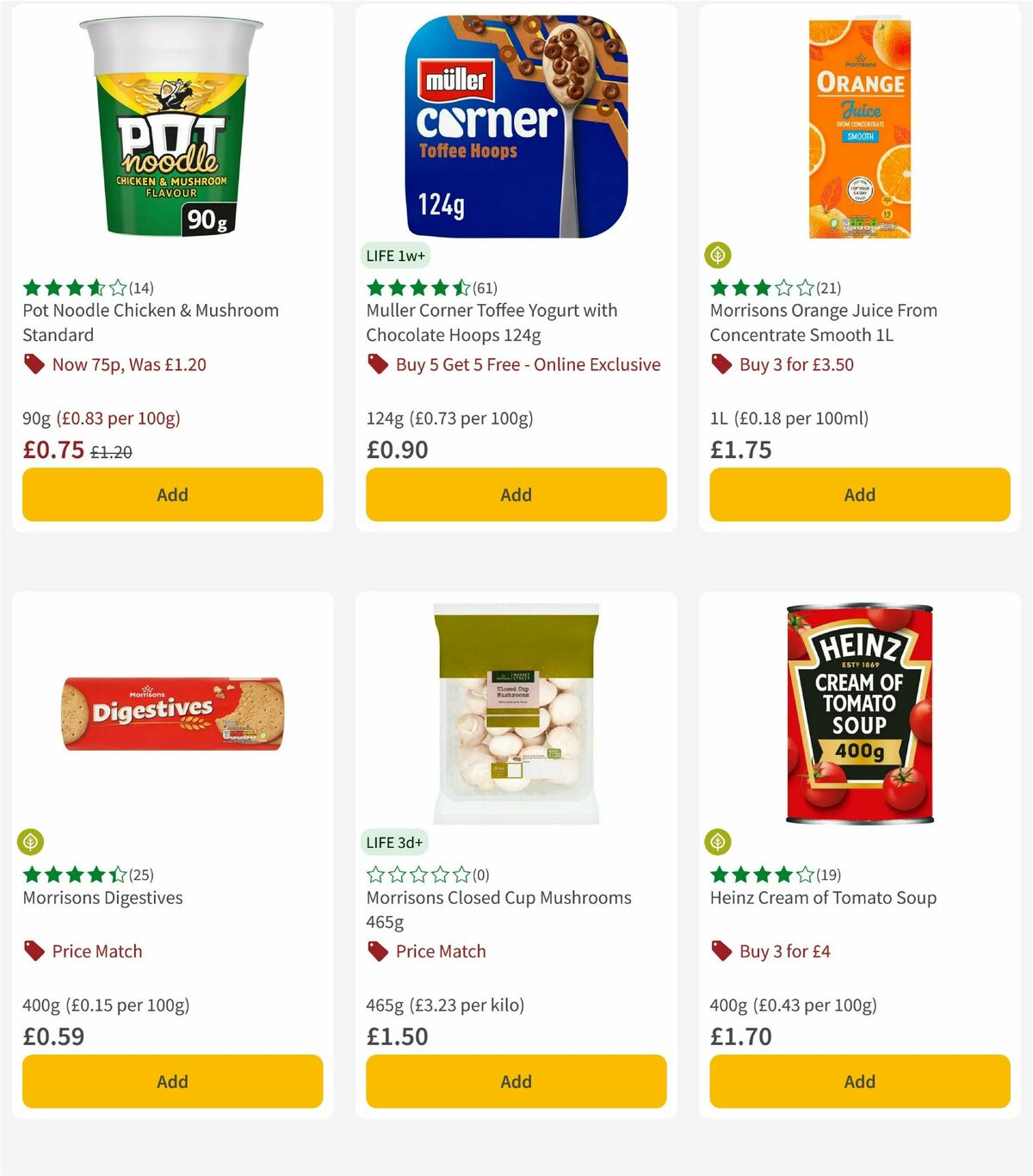 Morrisons Offers from 17 November