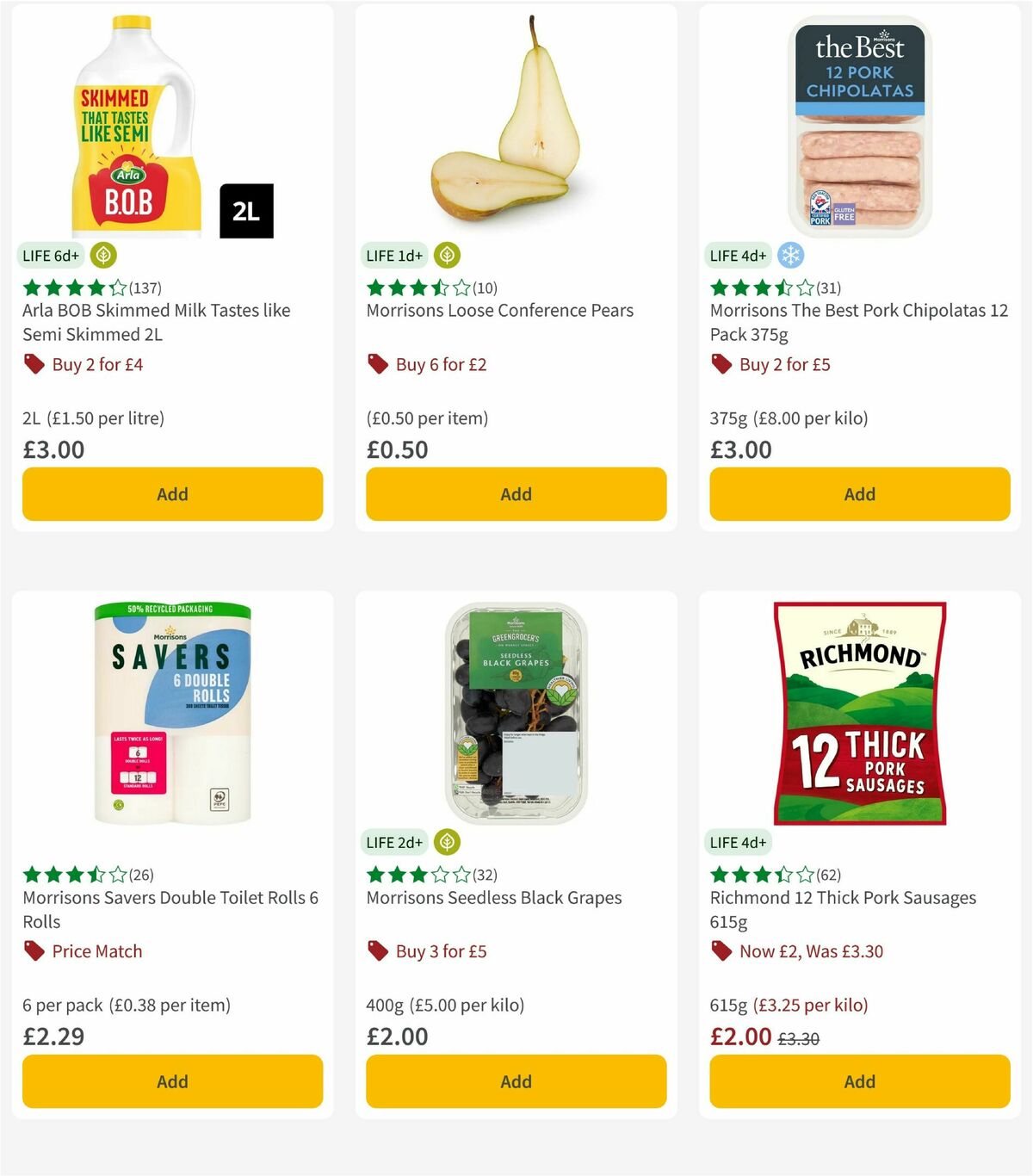 Morrisons Offers from 2 December