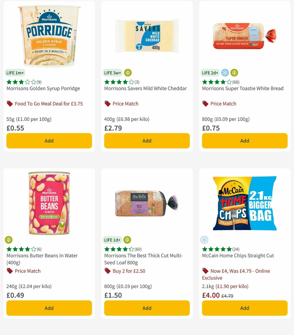 Morrisons Offers from 2 December