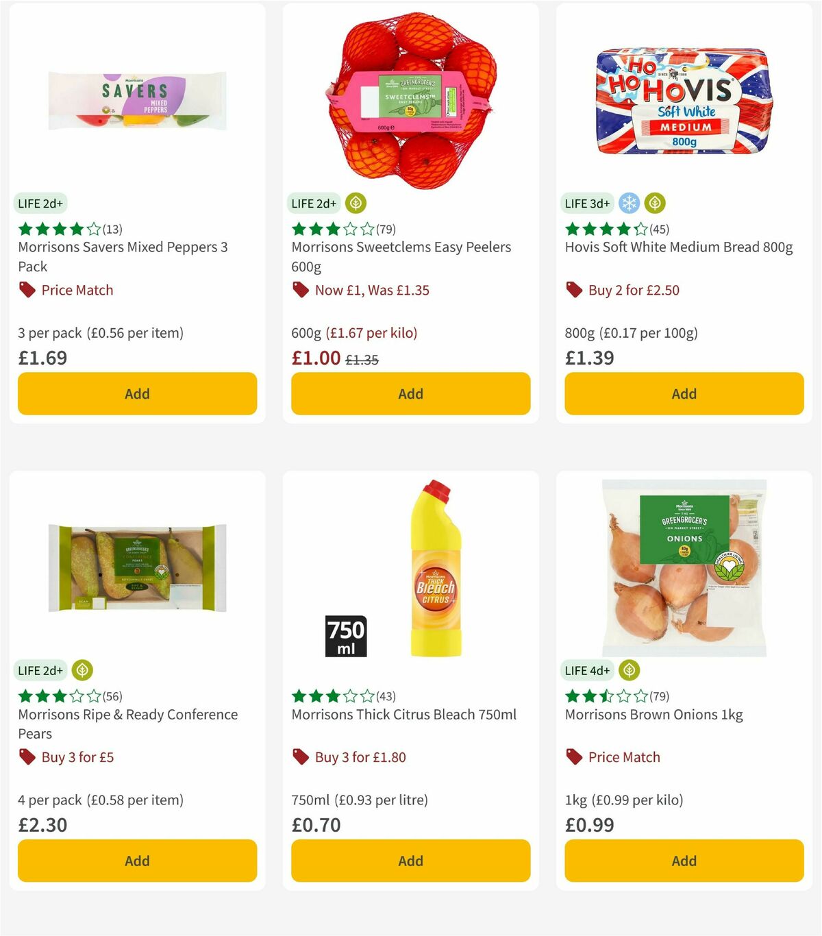 Morrisons Offers from 2 December