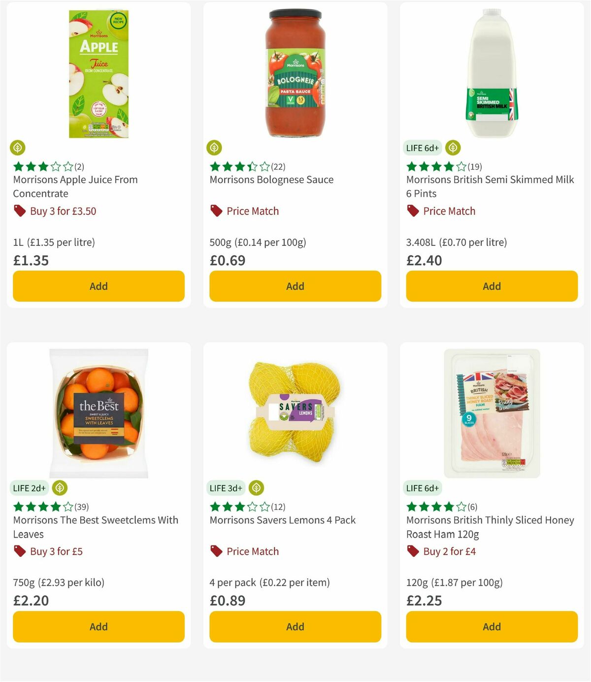 Morrisons Offers from 16 December