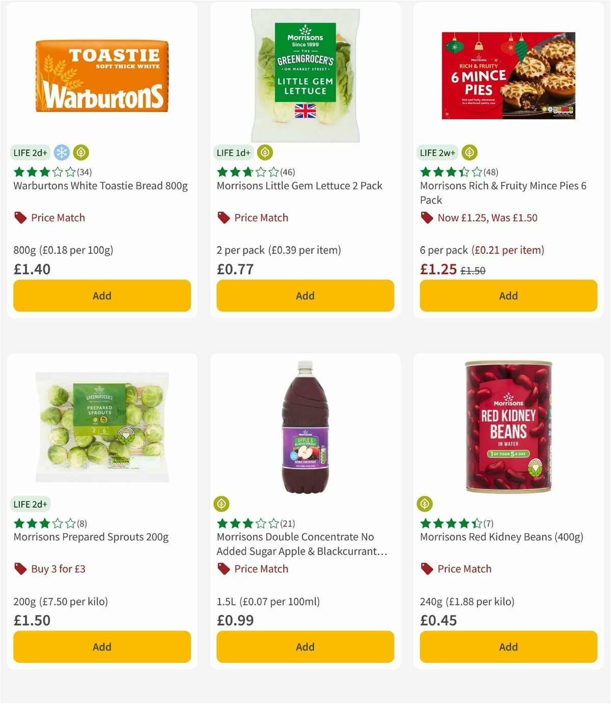 Morrisons Offers from 16 December