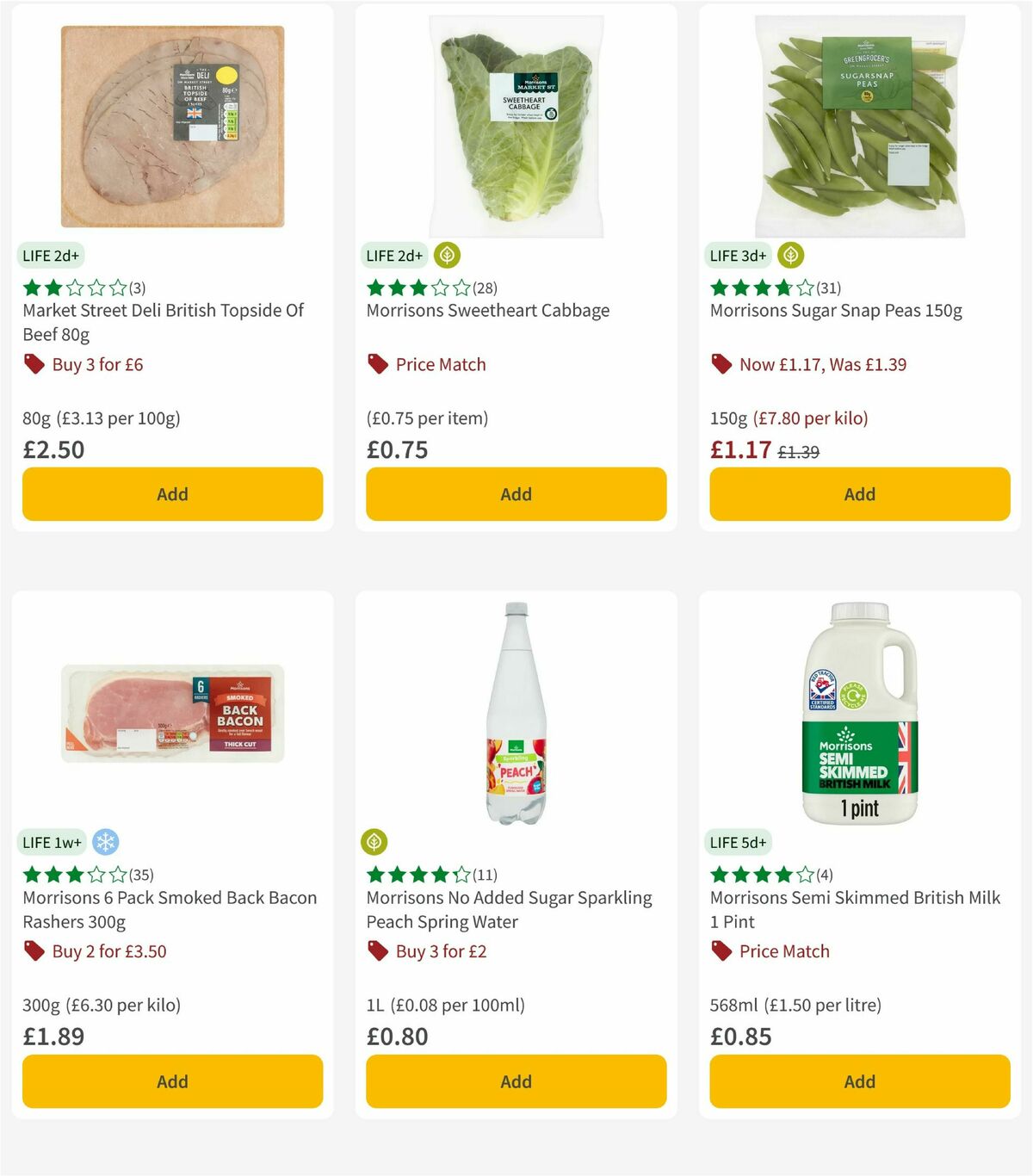 Morrisons Offers from 2 January