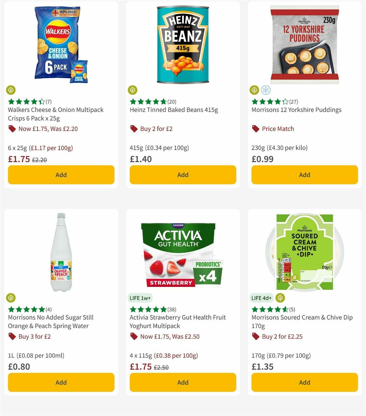 Morrisons Offers from 2 January