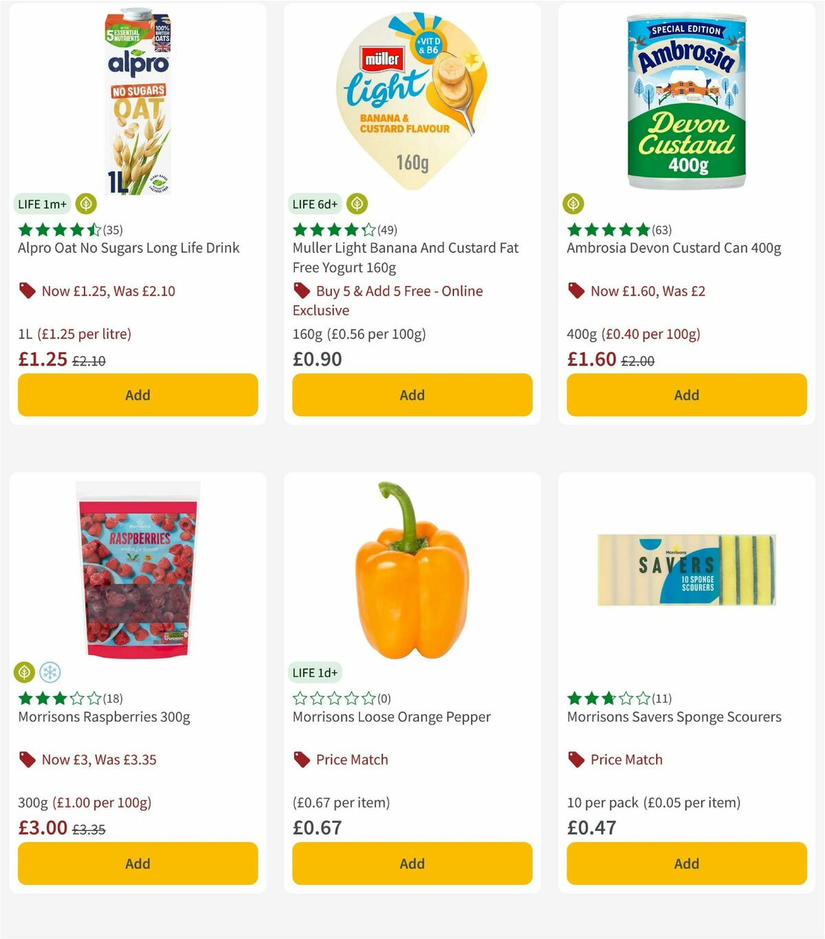 Morrisons Offers from 2 January