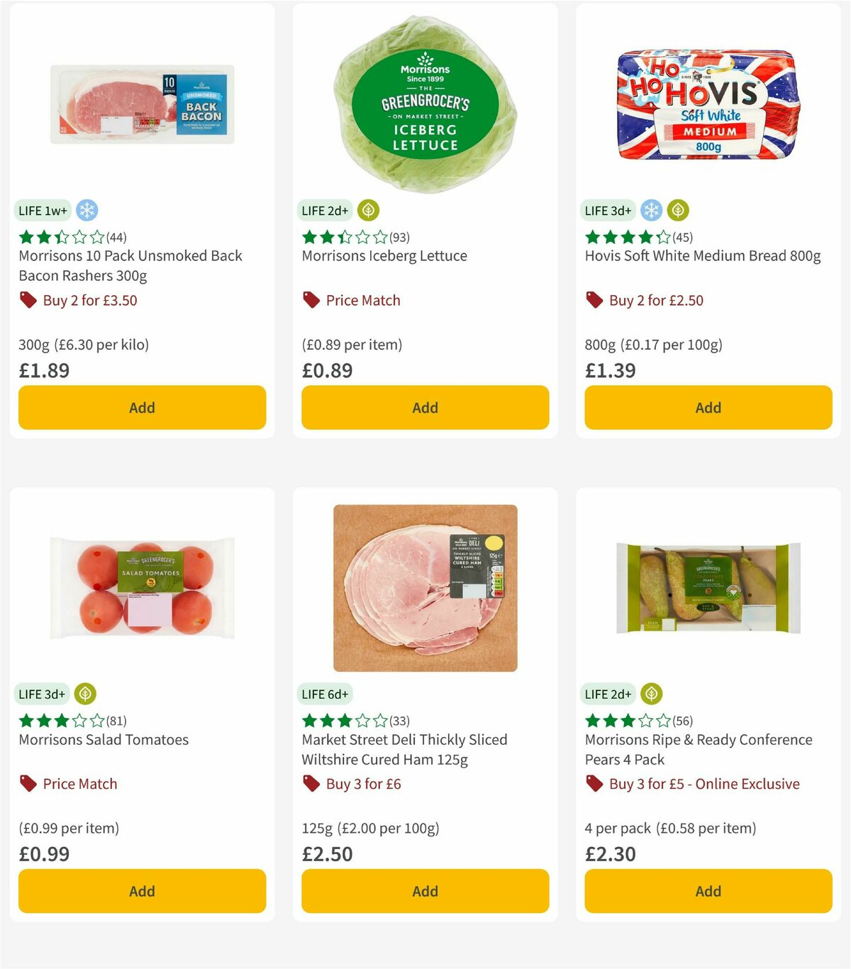 Morrisons Offers from 2 January