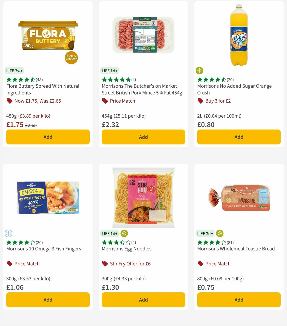 Morrisons Offers from 2 January