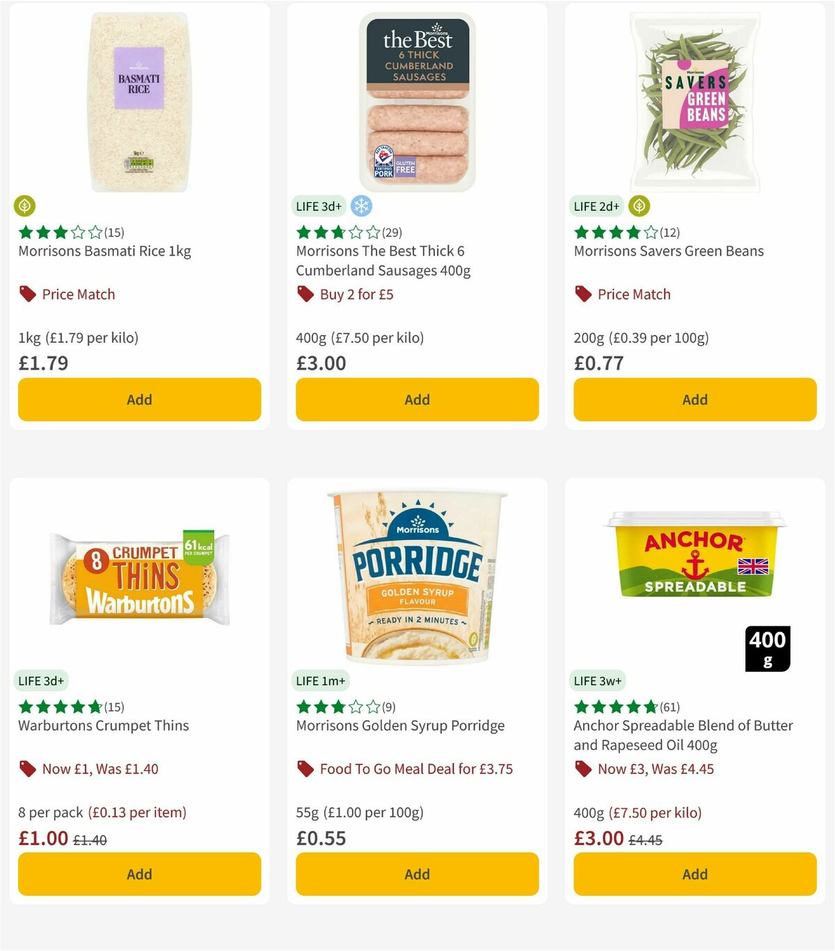 Morrisons Offers from 2 January