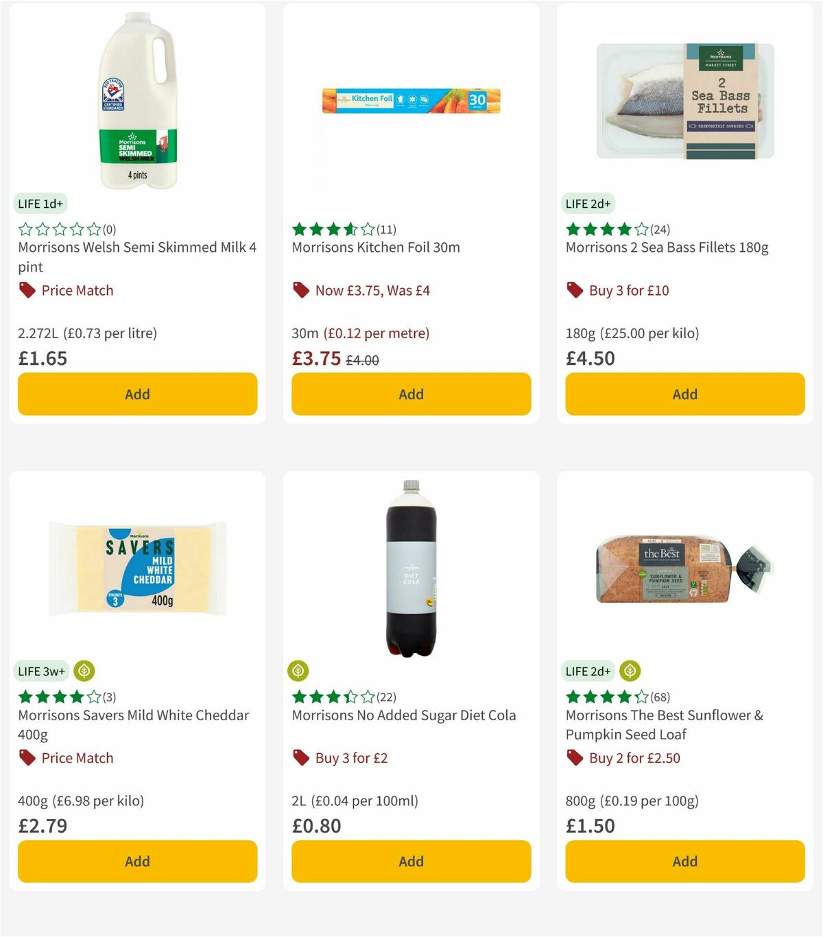 Morrisons Offers from 2 January