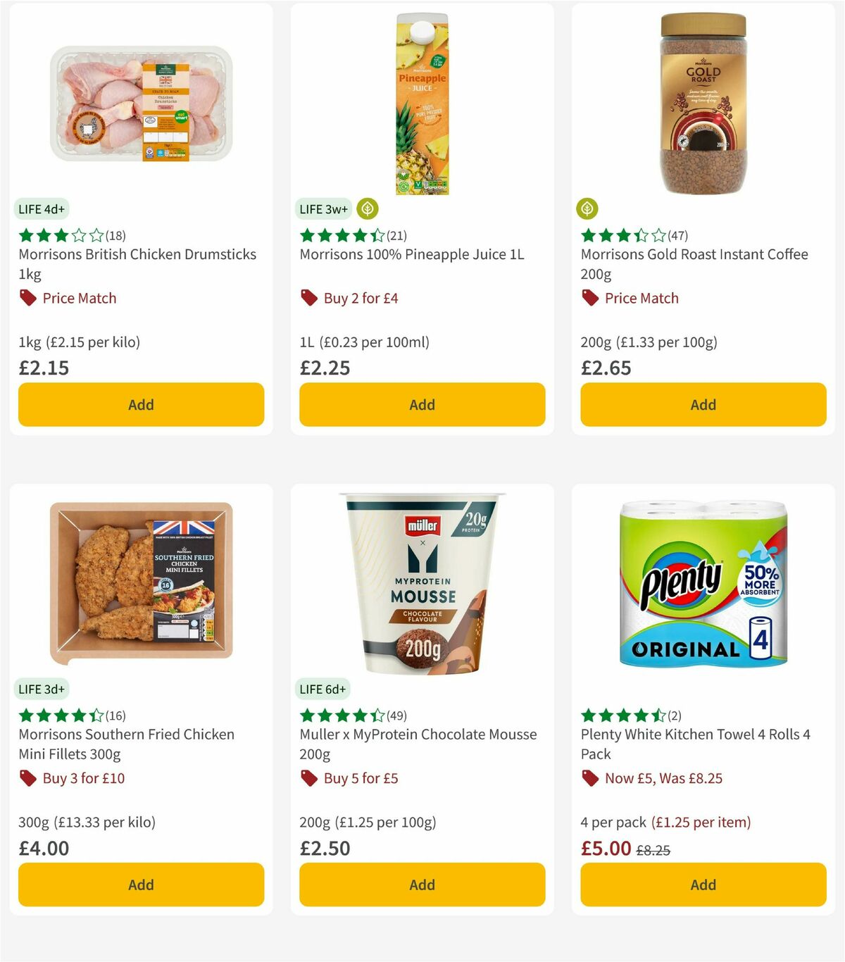 Morrisons Offers from 2 January