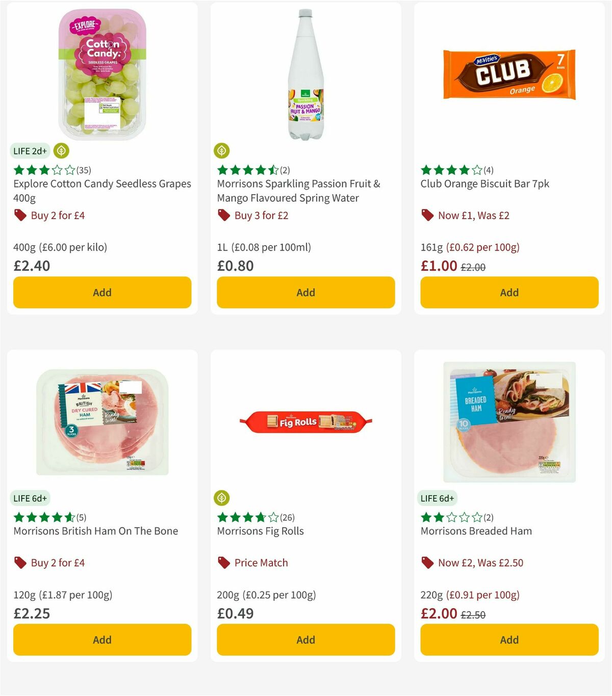 Morrisons Offers from 2 January