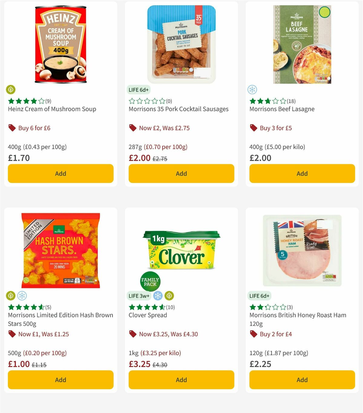 Morrisons Offers from 2 January