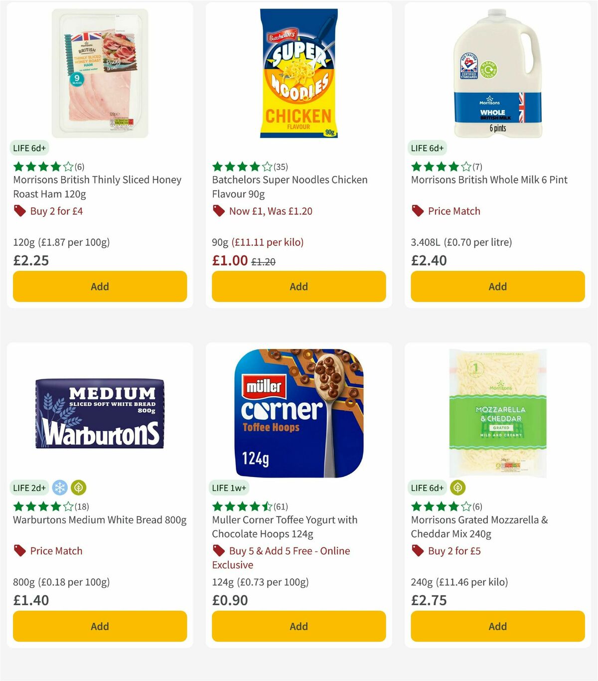 Morrisons Offers from 2 January