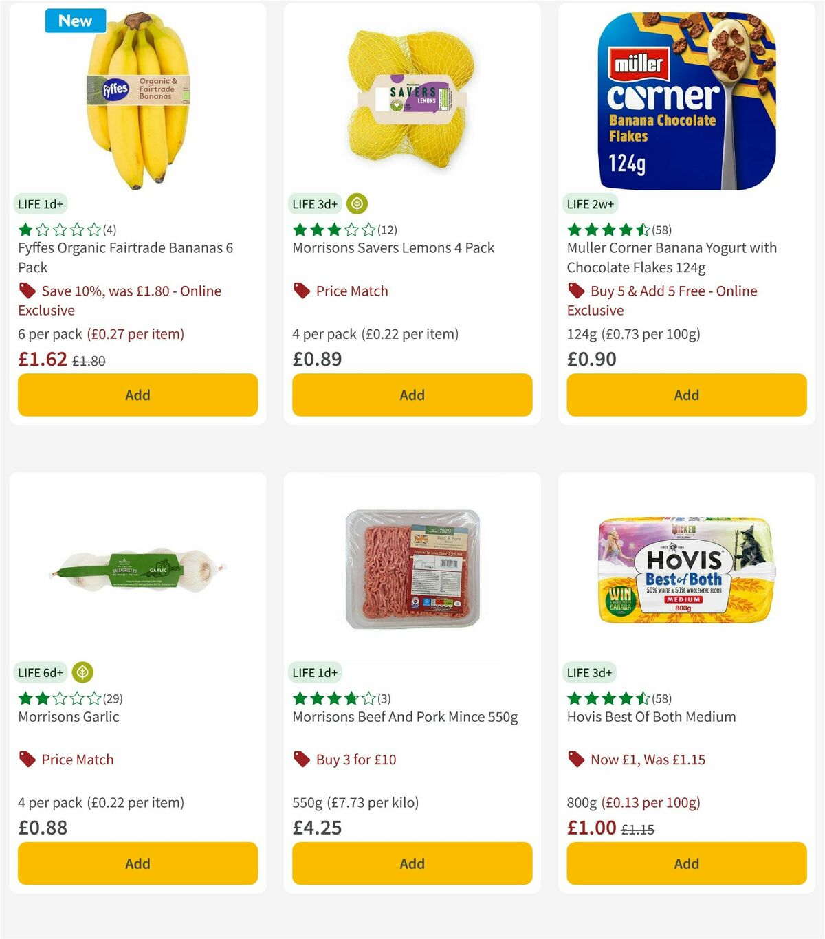 Morrisons Offers from 13 January