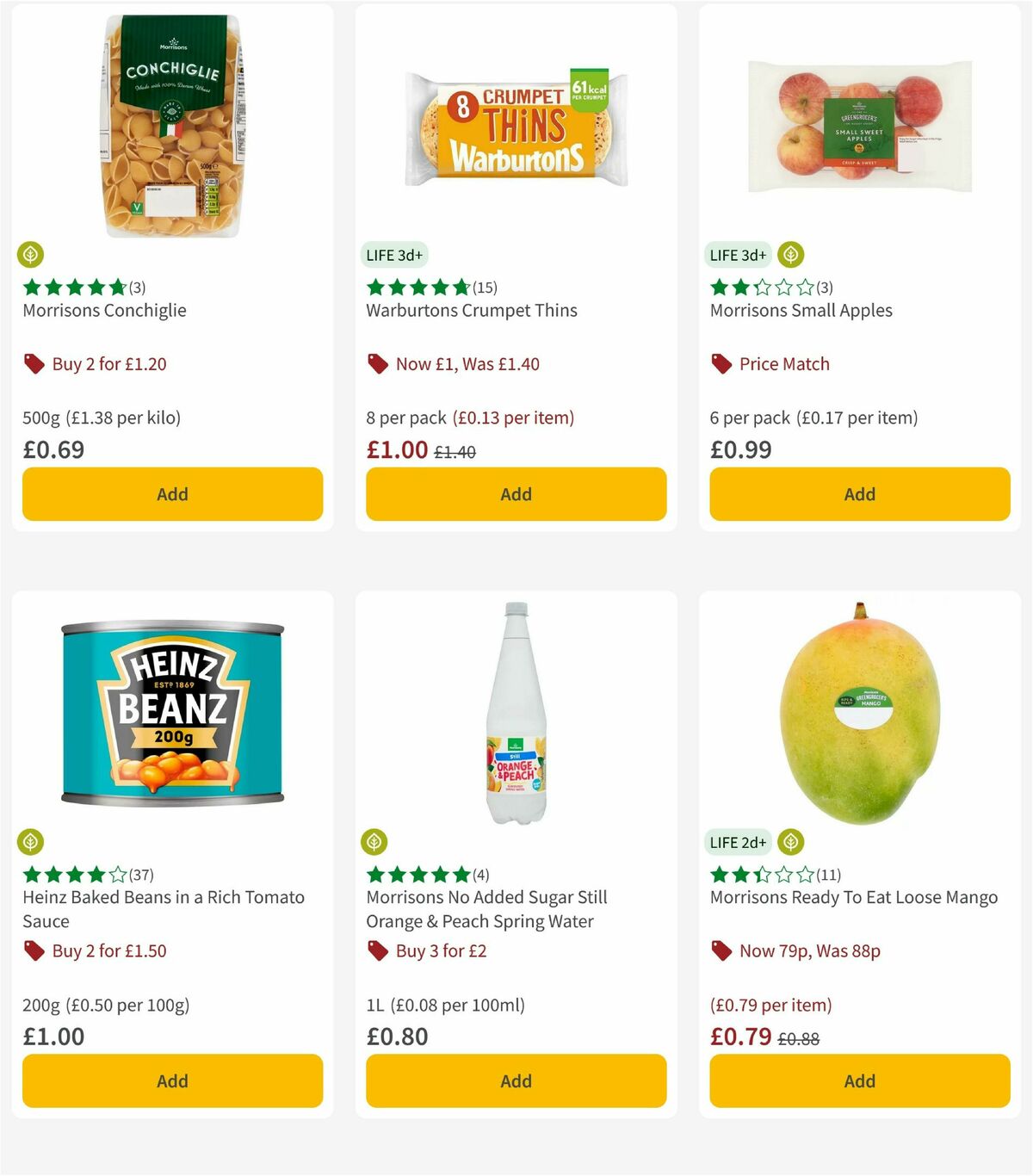 Morrisons Offers from 13 January