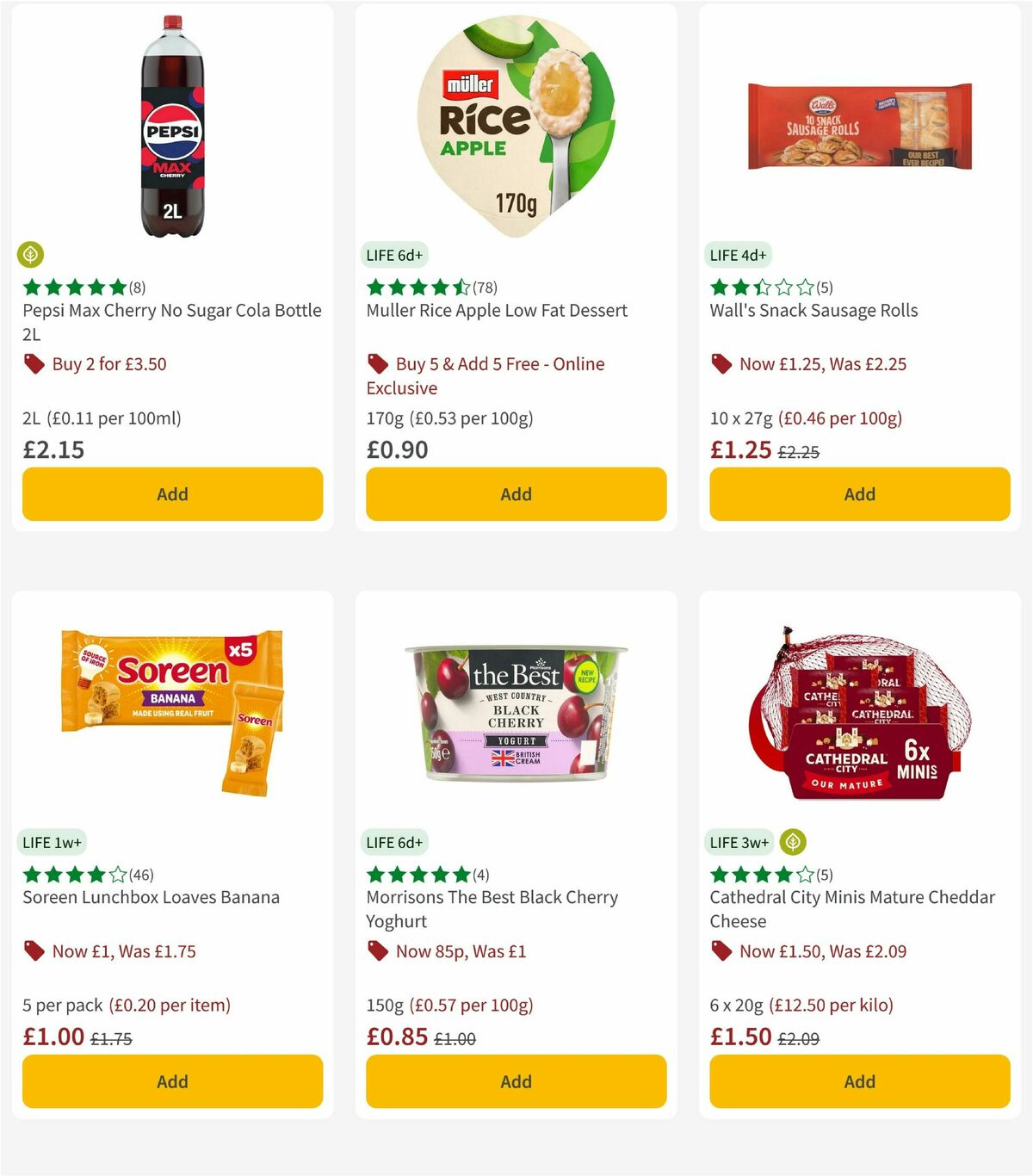 Morrisons Offers from 13 January