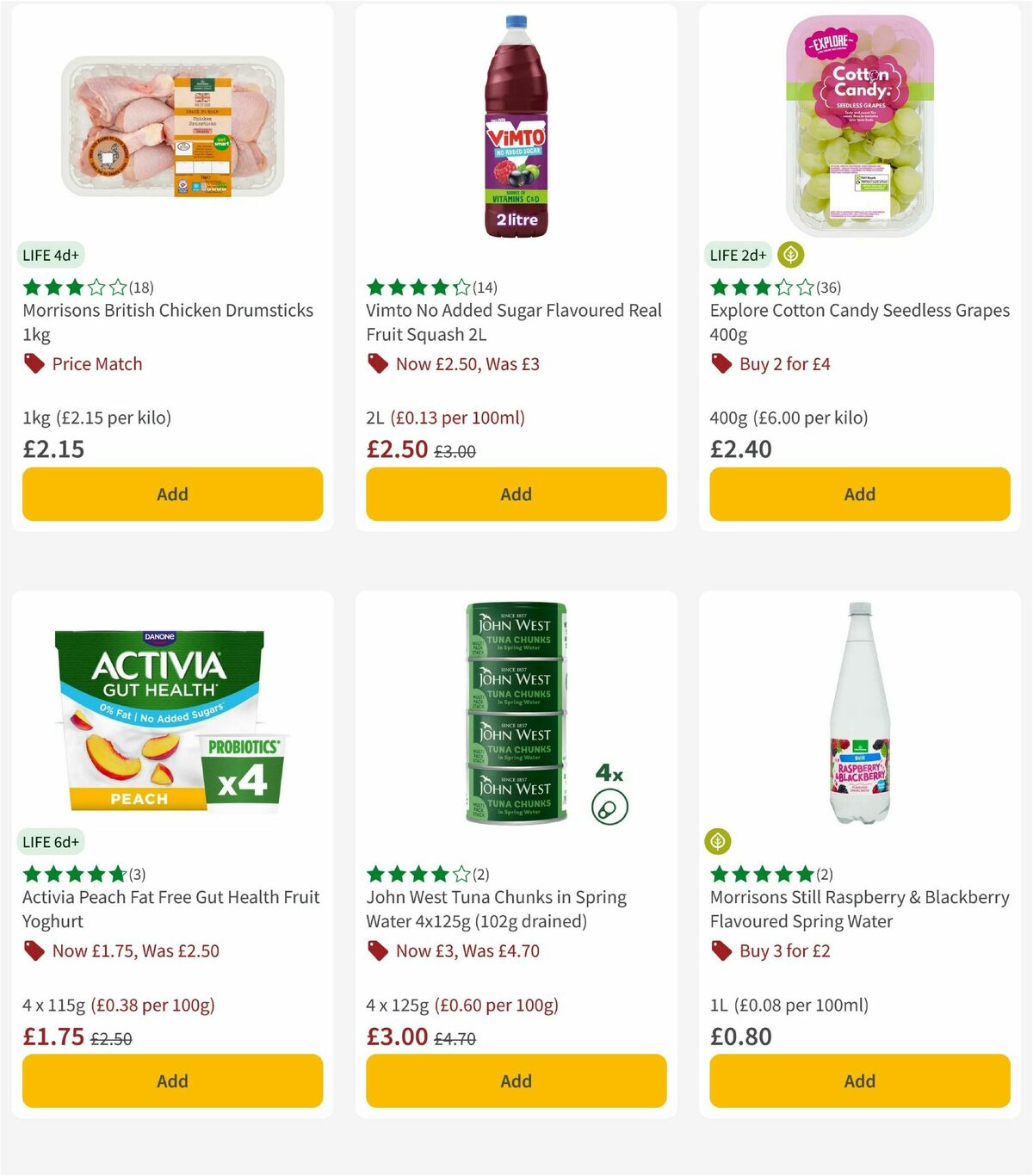 Morrisons Offers from 13 January