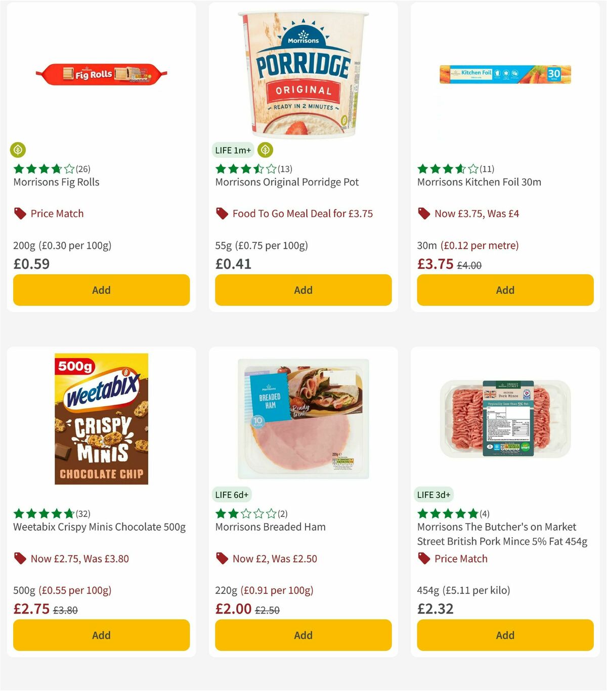 Morrisons Offers from 13 January