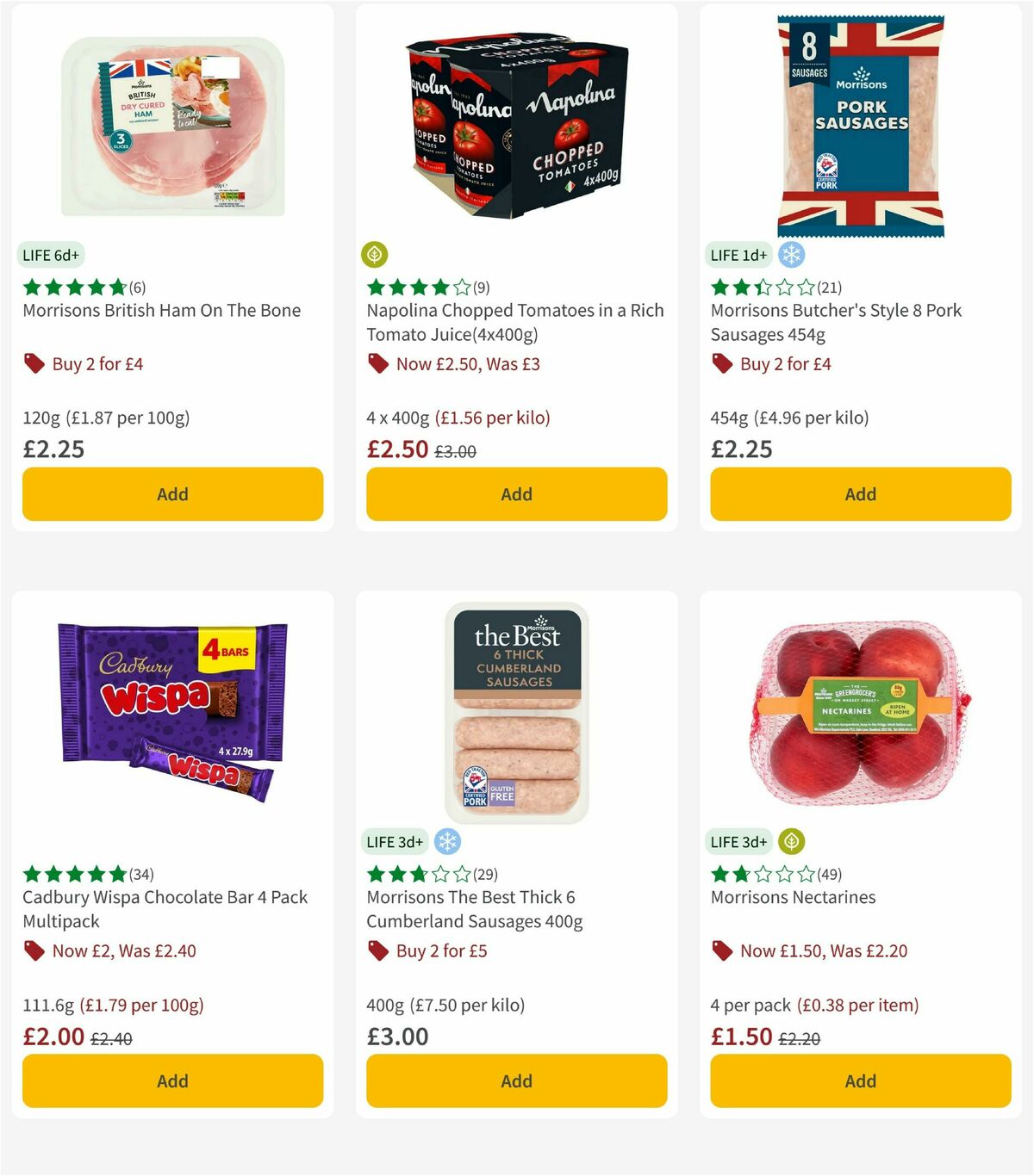 Morrisons Offers from 13 January