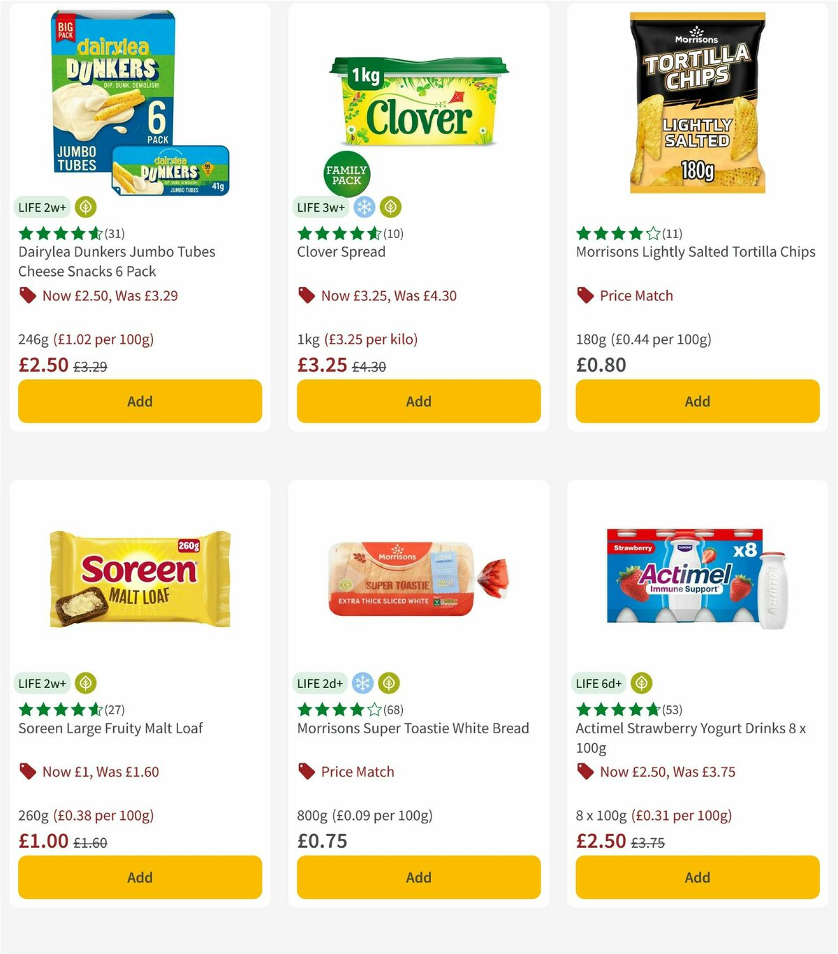 Morrisons Offers from 13 January
