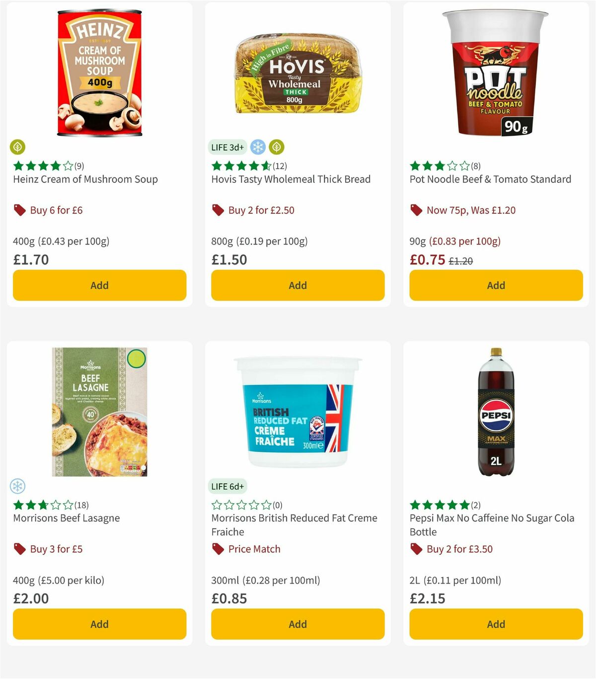 Morrisons Offers from 13 January