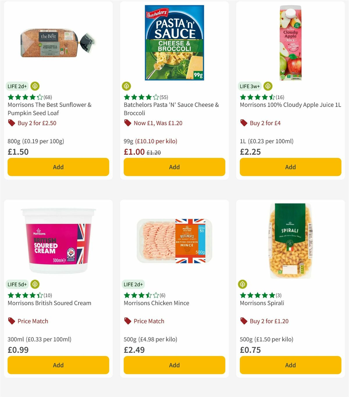 Morrisons Offers from 13 January