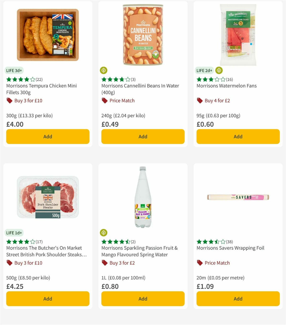 Morrisons Offers from 13 January