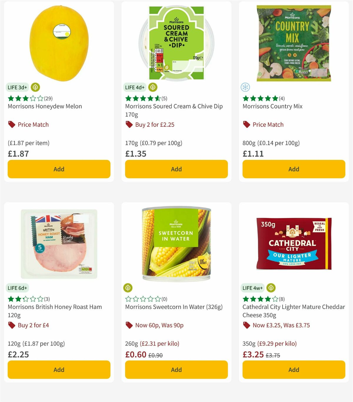 Morrisons Offers from 13 January