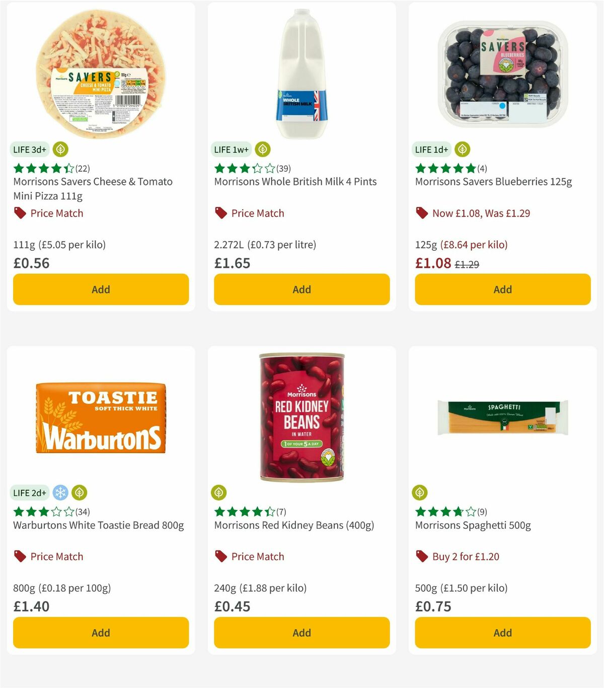 Morrisons Offers from 13 January