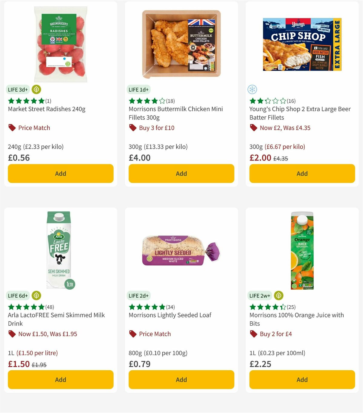 Morrisons Offers from 13 January