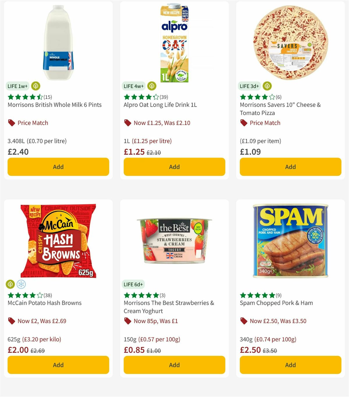 Morrisons Offers from 13 January