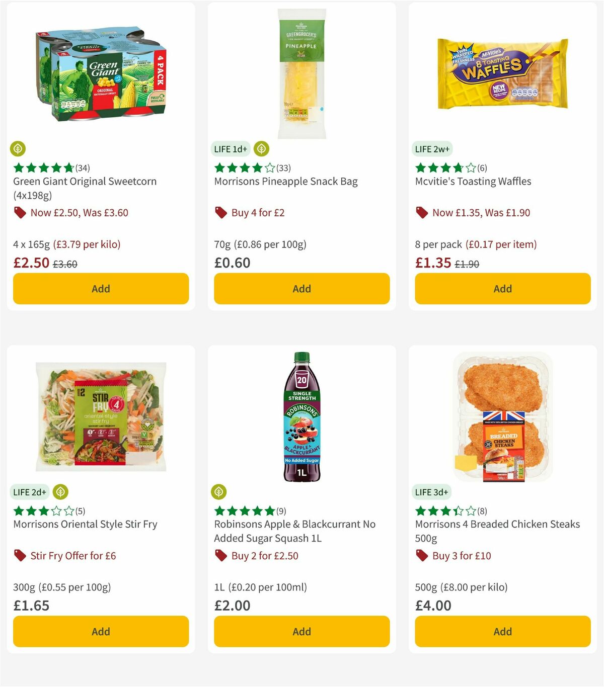 Morrisons Offers from 13 January