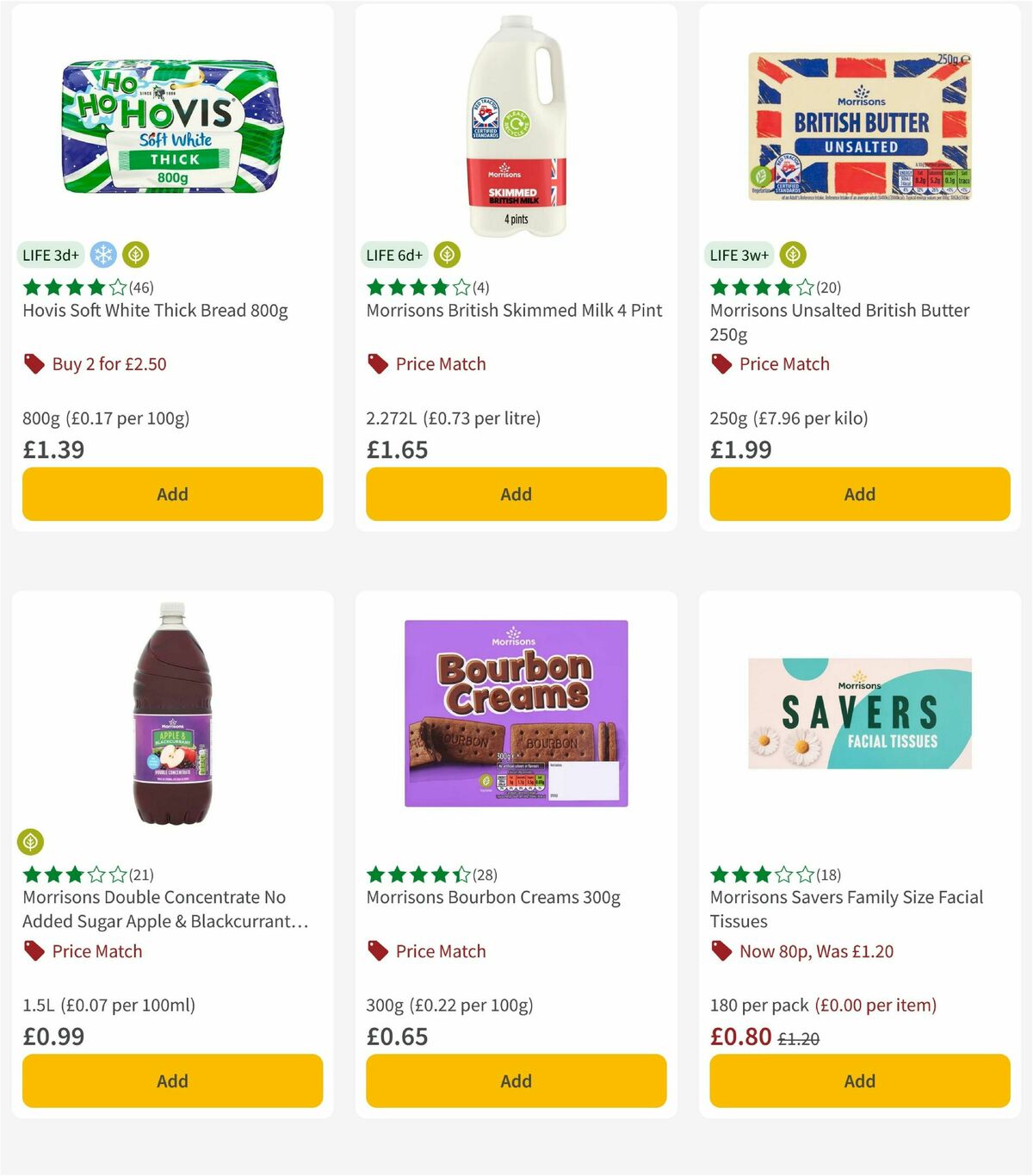 Morrisons Offers from 13 January
