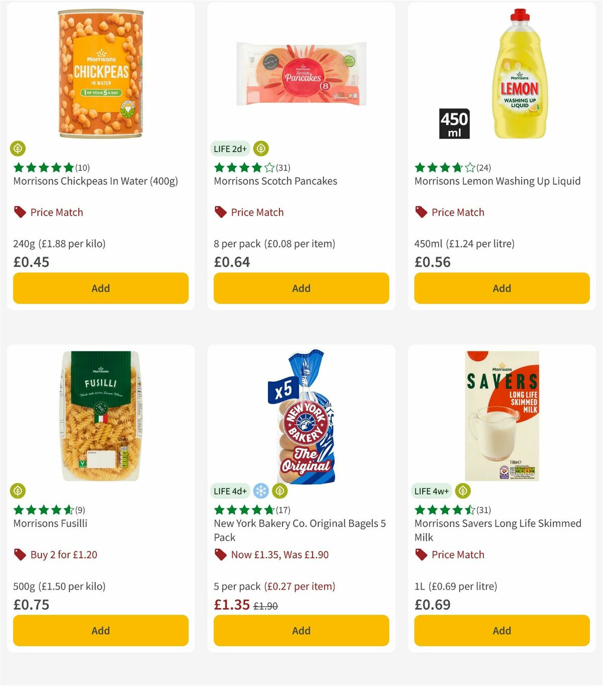 Morrisons Offers from 13 January