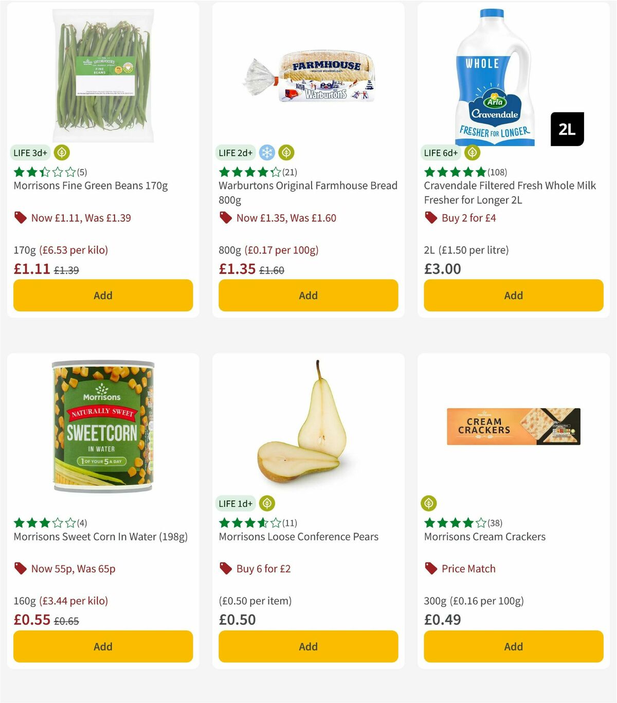 Morrisons Offers from 13 January