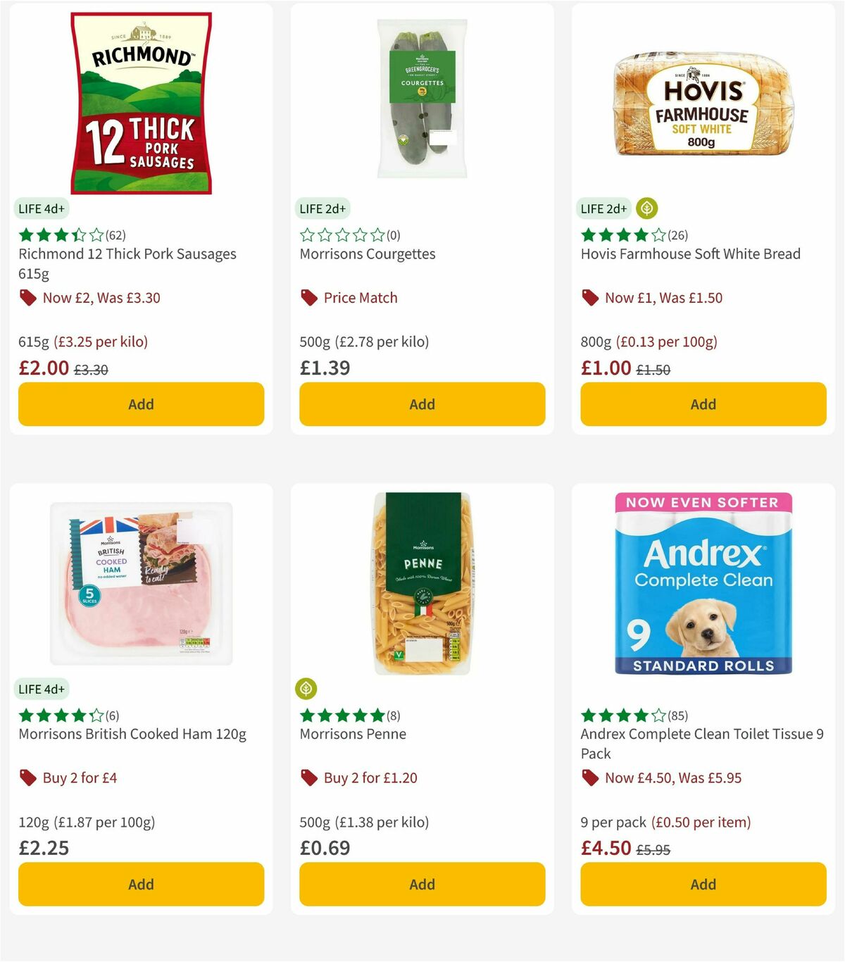 Morrisons Offers from 13 January