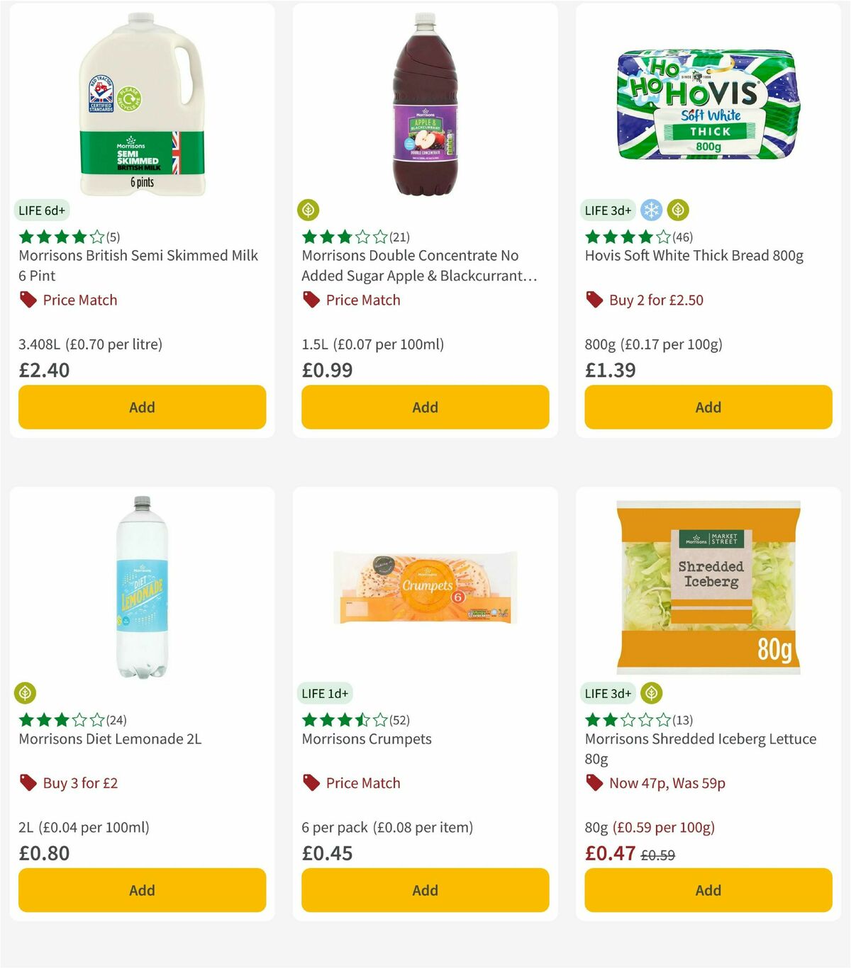 Morrisons Offers from 20 January