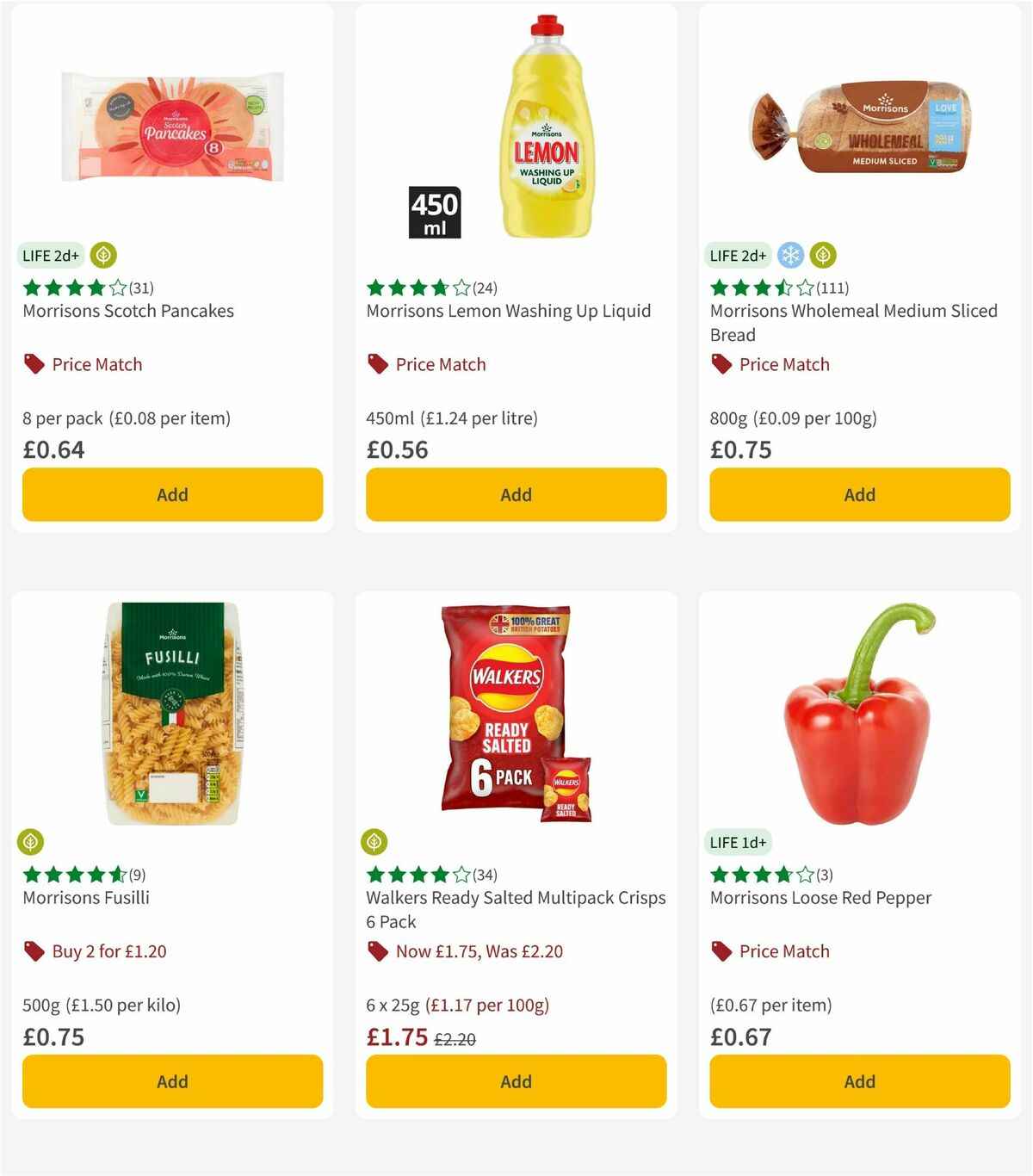 Morrisons Offers from 20 January
