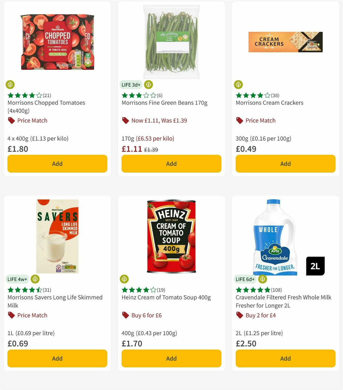Morrisons Offers from 20 January
