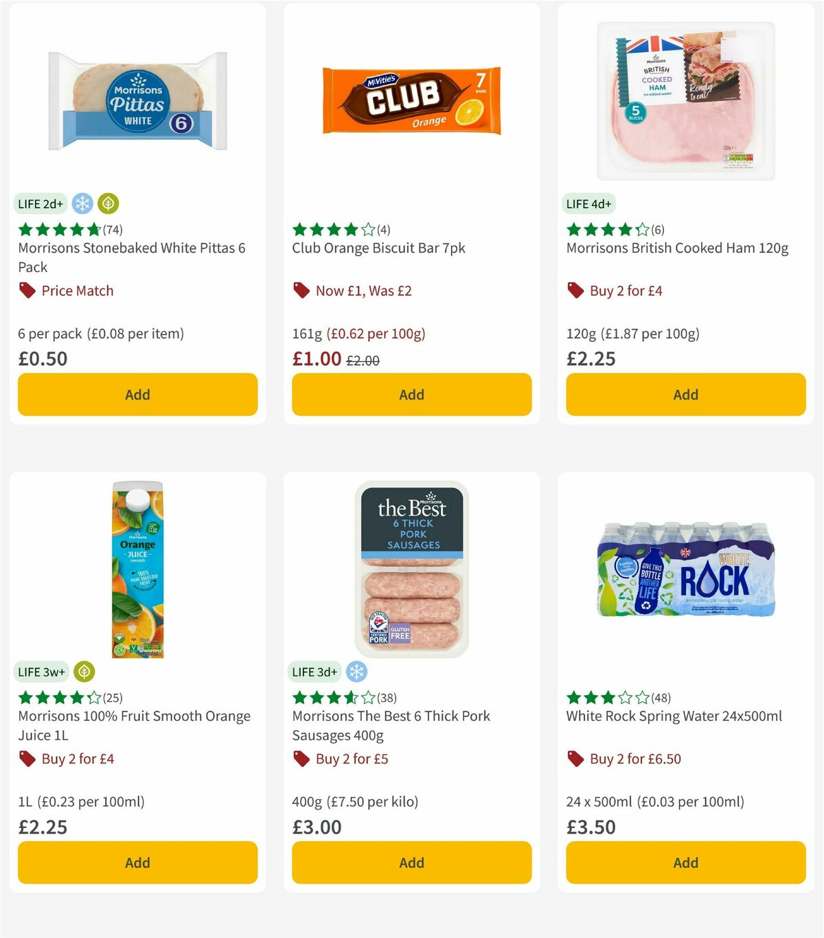Morrisons Offers from 20 January